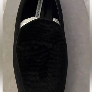 Manolo Blahnik Arturo Suede Flats Size 39 Authentic NWB
